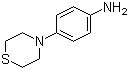 4-(Thiomorpholin-4-yl)aniline molecular structure (CAS 22589-35-1)