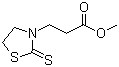 2-硫酮-3-噻唑烷丙酸甲酯分子结构 (CAS 22623-71-8)