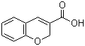 2H-Chromene-3-carboxylic acid molecular structure (CAS 22649-28-1)