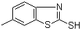 6-Methyl-2-mercaptobenzothiazole molecular structure (CAS 2268-79-3)