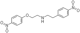 4-硝基-N-[2-(4-硝基苯氧基)乙基]苯乙胺分子结构 (CAS 226992-13-8)
