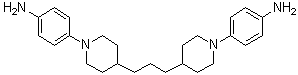 4,4'-(1,3-Propanediyldi-4,1-piperidinediyl)bisbenzenamine molecular structure (CAS 22728-32-1)