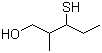 3-巯基-2-甲基戊醇分子结构 (CAS 227456-27-1)