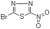 structure of CAS# 22758-10-7, 2-Bromo-5-nitro-1,3,4-thiadiazole;2-Nitro-5-bromo-1,3,4-thiadiazole