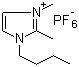 1-丁基-2,3-二甲基咪唑鎓六氟磷酸盐分子结构 (CAS 227617-70-1)
