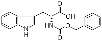 N-苄氧羰基-D-色氨酸分子结构 (CAS 2279-15-4)