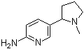 6-氨基-DL-烟碱分子结构 (CAS 22790-82-5)