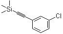 [(3-氯苯基)乙炔基]三甲基硅烷分子结构 (CAS 227936-62-1)