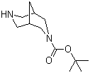 structure of CAS# 227940-72-9, 7-tert-Butoxycarbonyl-3,7-diazabicyclo[3.3.1]nonane;3,7-Diazabicyclo[3.3.1]nonane-3-carboxylic acid tert-butyl ester