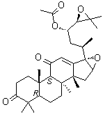 泽泻醇 K 23-乙酸酯分子结构 (CAS 228095-18-9)