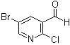 5-溴-2-氯烟醛分子结构 (CAS 228251-24-9)