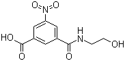 3-[[(2-羟基乙基)氨基]羰基]-5-硝基苯甲酸分子结构 (CAS 22871-56-3)