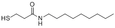N-壬基-3-巯基丙酰胺分子结构 (CAS 228716-16-3)