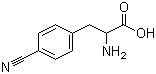 4-氰基苯丙氨酸分子结构 (CAS 22888-47-7)