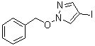 4-碘-1-(苯基甲氧基)-1H-吡唑分子结构 (CAS 229171-07-7)