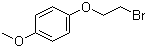 结构式 CAS# 22921-76-2, 1-(2-溴乙氧基)-4-甲氧基苯