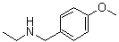 structure of CAS# 22993-76-6, N-Ethyl-4-methoxybenzylamine;N-Ethyl-N-(4-methoxybenzyl)amine; N-Ethyl-p-methoxybenzylamine; NSC 165789