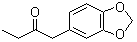 structure of CAS# 23023-13-4, 1-(1,3-Benzodioxol-5-yl)-2-butanone