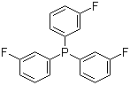 三(3-氟苯基)膦分子结构 (CAS 23039-94-3)