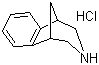2,3,4,5-四氢-1,5-甲桥-1H-3-苯并氮杂卓盐酸盐分子结构 (CAS 230615-52-8)
