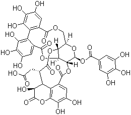 诃子鞣酸分子结构 (CAS 23094-71-5)
