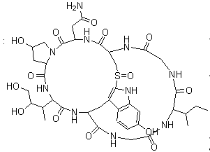 结构式 CAS# 23109-05-9, alpha-毒伞肽