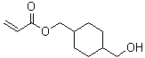 1,4-环己烷二甲醇单丙烯酸酯分子结构 (CAS 23117-36-4)