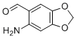6-氨基-1,3-苯并二恶茂-5-甲醛分子结构 (CAS 23126-68-3)