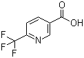 6-三氟甲基烟酸分子结构 (CAS 231291-22-8)