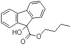 9-羟基芴-9-羧酸丁酯分子结构 (CAS 2314-09-2)