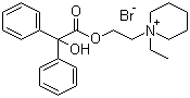 Pipethanate ethylbromide molecular structure (CAS 23182-46-9)