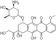 阿霉素分子结构 (CAS 23214-92-8)