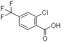 2-氯-4-三氟甲基苯甲酸分子结构 (CAS 23228-45-7)