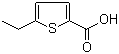 结构式 CAS# 23229-72-3, 5-乙基噻吩-2-甲酸