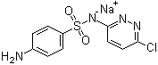 磺胺氯哒嗪钠分子结构 (CAS 23282-55-5)