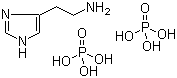 结构式 CAS# 23297-93-0, 组胺二磷酸盐; 磷酸组胺; 2-(4-咪唑基)乙胺二磷酸盐