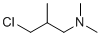 3-Chloro-2-methylpropyl(dimethyl)amine molecular structure (CAS 23349-86-2)