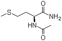 N-乙酰基蛋氨酰胺分子结构 (CAS 23361-37-7)