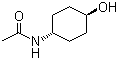 structure of CAS# 23363-88-4, trans-4-Acetamidocyclohexanol;N-(4-Hydroxycyclohexyl)acetamide