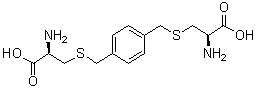 S,S'-[1,4-Phenylenebis(methylene)]bis(L-cysteine) molecular structure (CAS 23365-36-8)
