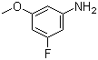 3-氟-5-甲氧基苯胺分子结构 (CAS 2339-58-4)