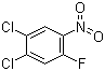 4,5-二氯-2-氟硝基苯分子结构 (CAS 2339-78-8)
