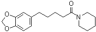 四氢胡椒碱分子结构 (CAS 23434-88-0)