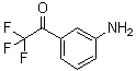 3'-氨基-2,2,2-三氟苯乙酮分子结构 (CAS 23516-80-5)