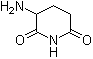 structure of CAS# 2353-44-8, 3-Aminopiperidine-2,6-dione;Glutamimide; alpha-Aminoglutarimide