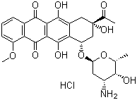 盐酸佐柔比星分子结构 (CAS 23541-50-6)