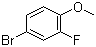 4-溴-2-氟苯甲醚分子结构 (CAS 2357-52-0)