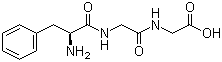 结构式 CAS# 23576-42-3, L-苯丙氨酰甘氨酰甘氨酸