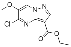 Ethyl 5-chloro-6-methoxypyrazolo[1,5-a]pyrimidine-3-carboxylate molecular structure (CAS 2359663-72-0)