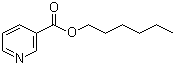 structure of CAS# 23597-82-2, Hexyl nicotinoate;n-Hexyl nicotinoate